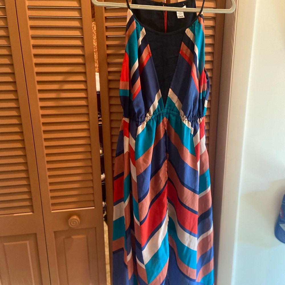 Bar III Multicolor Striped Midi Dress